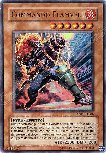 ANPR-IT086 Commando Flamvell ultra rara Unlimited (IT) -NEAR MINT-
