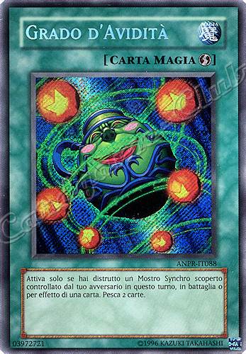 ANPR-IT088 Grado d'Avidita' rara segreta Unlimited (IT)  -GOOD-