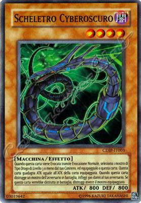 CDIP-IT003 Scheletro Cyberoscuro super rara Unlimited (IT) -NEAR MINT-