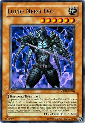 CDIP-IT010 Lucio Nero LV6 rara Unlimited (IT) -NEAR MINT-
