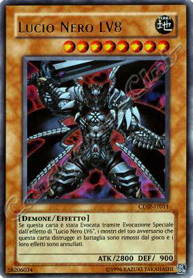 CDIP-IT011 Lucio Nero LV8 ultra rara Unlimited (IT) -NEAR MINT-