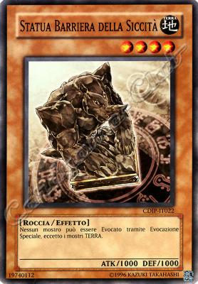 CDIP-IT022 Statua Barriera della Siccita' comune Unlimited (IT) -NEAR MINT-