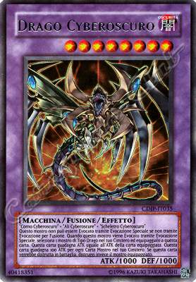CDIP-IT035 Drago Cyberoscuro ultra rara Unlimited (IT) -NEAR MINT-