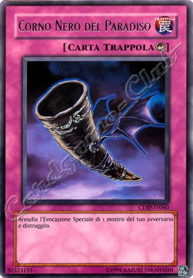 CDIP-IT060 Corno Nero del Paradiso rara Unlimited (IT) -NEAR MINT-