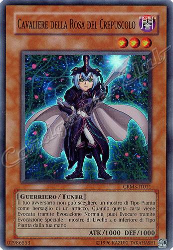 CRMS-IT011 Cavaliere della Rosa del Crepuscolo super rara Unlimited (IT) -NEAR MINT-
