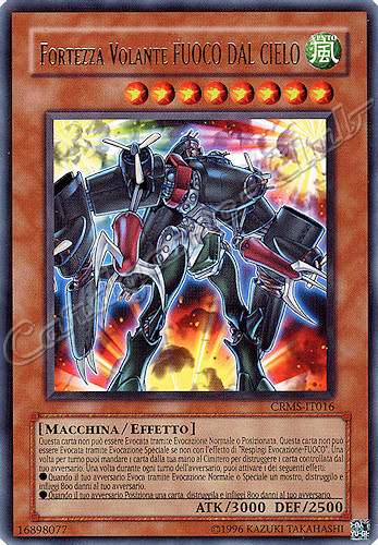 CRMS-IT016 Fortezza Volante FUOCO DAL CIELO rara Unlimited (IT) -NEAR MINT-