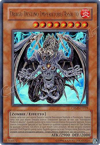 CRMS-IT019 Drago Destino Imperatore/Assalto ultra rara Unlimited (IT) -GOOD-