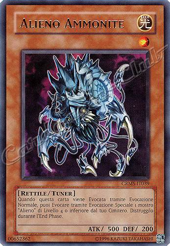 CRMS-IT039 Alieno Ammonite rara Unlimited (IT) -NEAR MINT-