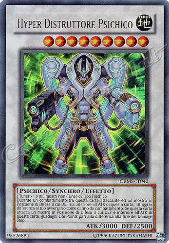 CRMS-IT042 Hyper Distruttore Psichico ultra rara Unlimited (IT) -NEAR MINT-