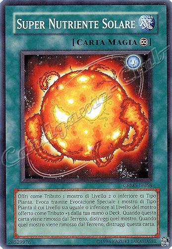 CRMS-IT058 Super Nutriente Solare comune Unlimited (IT) -NEAR MINT-