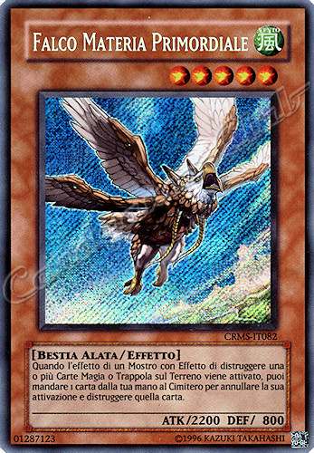 CRMS-IT082 Falco Materia Primordiale rara segreta Unlimited (IT) -NEAR MINT-