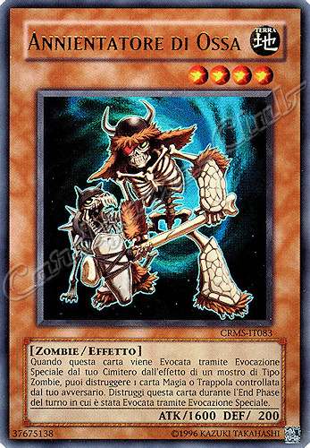 CRMS-IT083 Annientatore di Ossa ultra rara Unlimited (IT) -NEAR MINT-