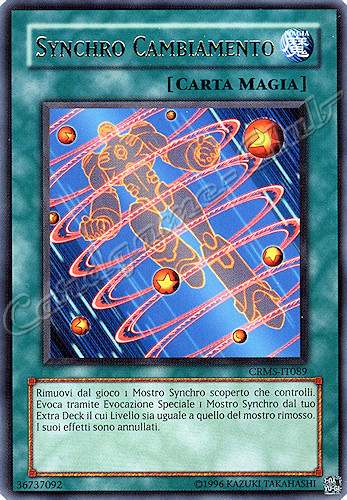 CRMS-IT089 Synchro Cambiamento rara Unlimited (IT) -NEAR MINT-