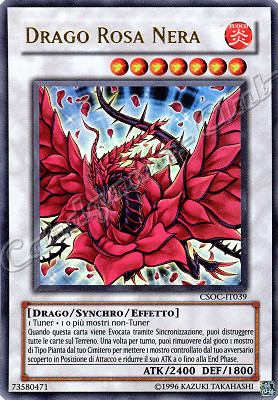 CSOC-IT039 Drago Rosa Nera ultra rara Unlimited (IT) -NEAR MINT-