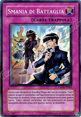 CSOC-IT063 Smania di Battaglia super rara Unlimited (IT)  -GOOD-
