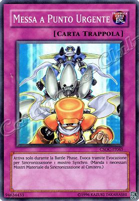 CSOC-IT065 Messa a Punto Urgente super rara Unlimited (IT)  -GOOD-