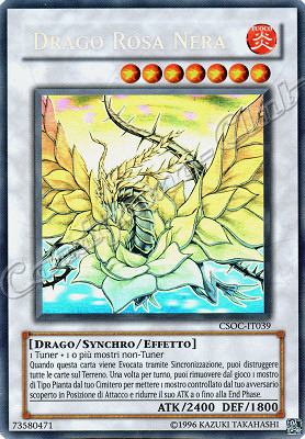 CSOC-IT039 Drago Rosa Nera rara ghost Unlimited (IT) -NEAR MINT-