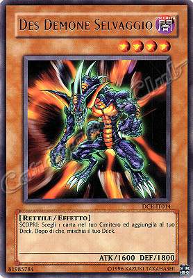 DCR-IT014 Des Demone Selvaggio rara (IT) -NEAR MINT-