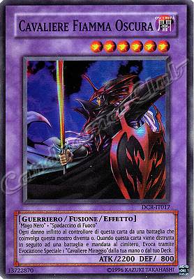 DCR-IT017 Cavaliere Fiamma Oscura super rara (IT) -NEAR MINT-