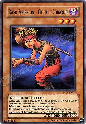DCR-IT026 Dark Scorpion-Chick il Codardo comune (IT) -NEAR MINT-