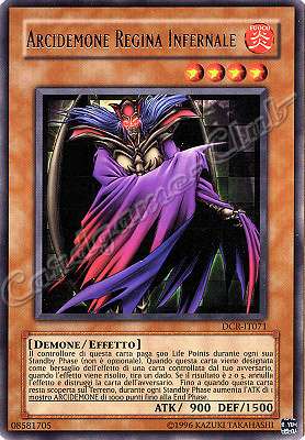 DCR-IT071 Arcidemone Regina Infernale rara (IT) -NEAR MINT-