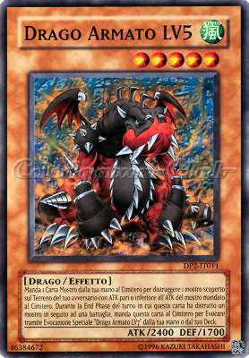 DP2-IT011 Drago Armato LV5 comune Unlimited (IT) -NEAR MINT-