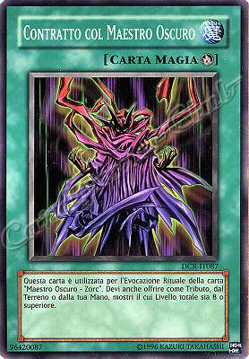 DCR-IT087 Contratto col Maestro Oscuro comune (IT) -NEAR MINT-