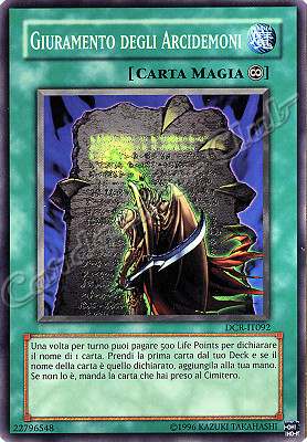 DCR-IT092 Giuramento degli Arcidemoni comune (IT) -NEAR MINT-