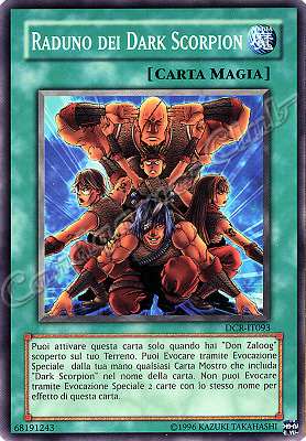 DCR-IT093 Raduno dei Dark Scorpion comune (IT) -NEAR MINT-