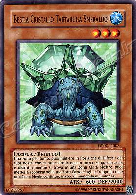 DP07-IT003 Bestia Cristallo Tartaruga Smeraldo comune Unlimited (IT) -NEAR MINT-