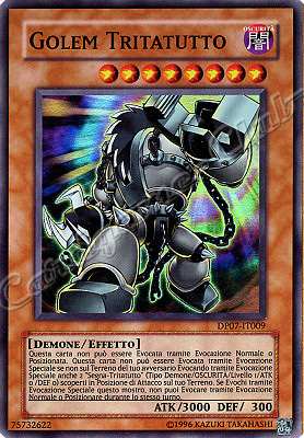 DP07-IT009 Golem Tritatutto super rara Unlimited (IT)  -PLAYED-
