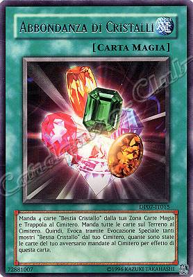 DP07-IT015 Abbondanza di Cristalli rara Unlimited (IT) -NEAR MINT-