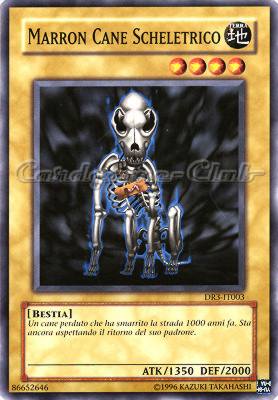 DR3-IT003 Marron Cane Scheletrico comune (IT) -NEAR MINT-