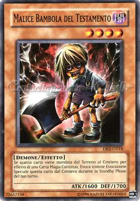 DR3-IT018 Malice Bambola del Testamento comune (IT) -NEAR MINT-