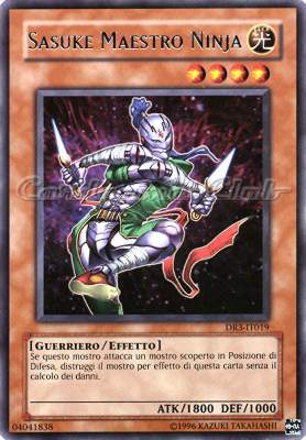 DR3-IT019 Sasuke Maestro Ninja rara (IT) -NEAR MINT-