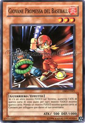 DR3-IT021 Giovane Promessa del Baseball comune (IT) -NEAR MINT-