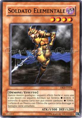 DR3-IT024 Soldato Elementale comune (IT) -NEAR MINT-