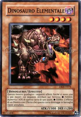 DR3-IT074 Dinosauro Elementale comune (IT) -NEAR MINT-