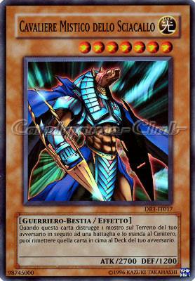 DR1-IT017 Cavaliere Mistico dello Sciacallo super rara (IT) -NEAR MINT-
