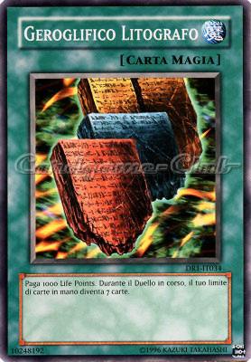 DR1-IT034 Geroglifico Litografo comune (IT) -NEAR MINT-