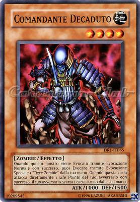 DR1-IT065 Comandante Decaduto comune (IT) -NEAR MINT-