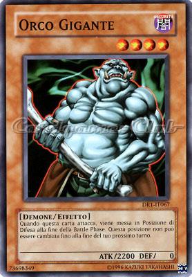 DR1-IT067 Orco Gigante comune (IT) -NEAR MINT-