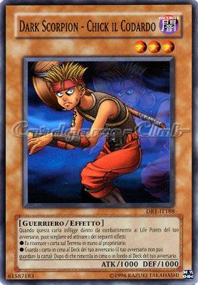DR1-IT188 Dark Scorpion-Chick il Codardo comune (IT) -NEAR MINT-