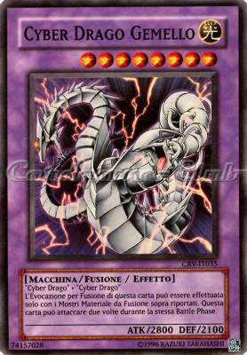 CRV-IT035 Cyber Drago Gemello super rara Unlimited (IT) -GOOD-