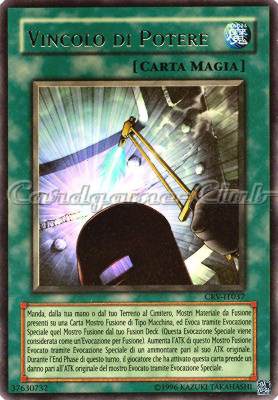 CRV-IT037 Vincolo di Potere ultra rara Unlimited (IT) -NEAR MINT-