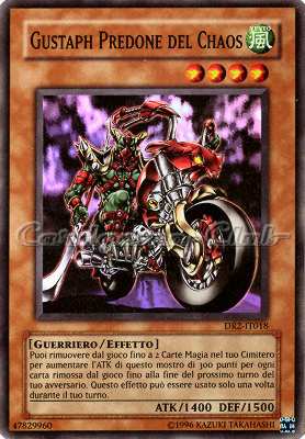 DR2-IT018 Gustaph Predone del Chaos super rara (IT) -NEAR MINT-