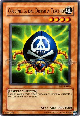 DR2-IT080 Coccinella dal Dorso a Teschio comune (IT) -NEAR MINT-