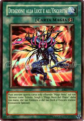 DR2-IT096 Dedizione alla Luce e all'Oscurita' super rara (IT) -NEAR MINT-