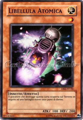 DR2-IT136 Libellula Atomica comune (IT) -NEAR MINT-