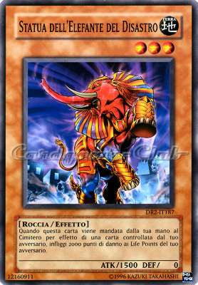 DR2-IT187 Statua dell'Elefante del Disastro comune (IT) -NEAR MINT-